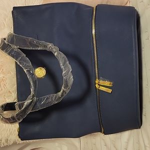 JOY MANGANO BLUE PURSE
